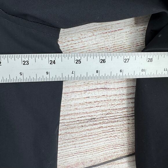 Eddie Bauer WeatherEdge Fleece Lined Rain Jacket Mens M Black Removeable Hood - Picture 11 of 16